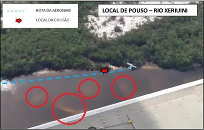 1.1. Histórico do voo A aeronave decolou do Aeródromo Internacional Eduardo Gomes (SBEG), Manaus, AM, com destino a um acampamento de pescadores localizado no Rio Xeriuini,