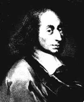 Figura 10: Blaise Pascal Na visão de Leibniz a linguagem universal deveria ser como a Álgebra ou como uma versão dos ideogramas chineses: uma coleção de sinais básicos que padronizassem noções