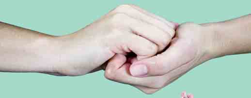 5. Friccionar o dorso dos dedos de uma mão