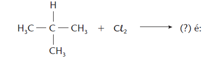 Há formação de HCl e de uma mistura de compostos de fórmula molecular C 5H 11Cl. Escreva as fórmulas estruturais e os nomes dos possíveis compostos formados.