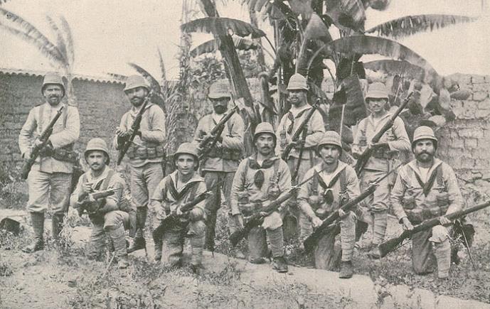 Janeiro de 1915 Segue ainda para Angola um batalhão da Marinha, com 3 companhias e 2 secções de metralhadoras, num total de cerca de 600 homens.