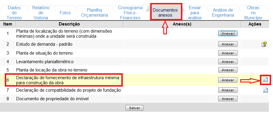 III. Planta de situação do terreno Deverão ser indicadas as dimensões do terreno, área, acessos, confrontações, norte magnético e demais informações que permitam compatibilizar a planta com o