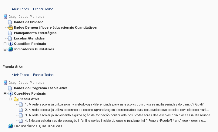 c) Não há escolas com classes multisseriadas - quando o Estado ou Município não faz a adesão porque não há classes multisseriadas na rede de ensino e elas não serão implementadas até 2011.