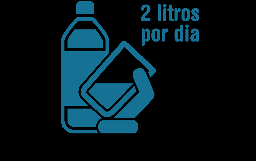 Guardar previamente 10 litros de água potável por pessoa Com essa quantidade é possível sobreviver com segurança três dias.