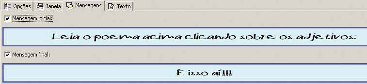 zip em JClic author e inicie uma nova atividade, do tipo Texto: Identificando elementos. Na internet, acesse o sítio http://www.revista.agulha.nom.br/ceciliameireles05.html.