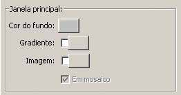 Nela são mostrados os conteúdos dos painéis, que podem ser um ou dois, conforme o tipo de atividade, situados em qualquer lugar da janela principal.