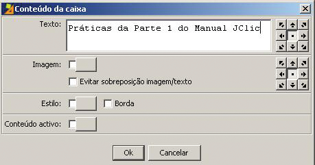 PRÁTICA: CRIANDO E CONFIGURANDO AS MENSAGENS DE UMA ATIVIDADE 53Praticando Agora iremos criar e configurar as mensagens de uma atividade. Inicie o JClic author.