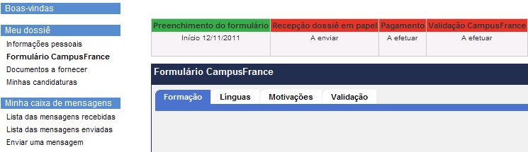 1 FORMAÇÃO Nesta primeira parte de seu formulário, você deverá fornecer informações referentes ao curso superior