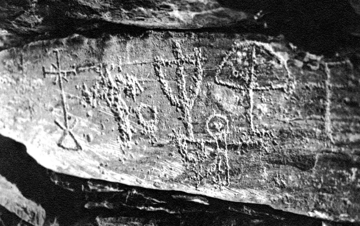 300 Fig. 4 Gravura rupestre da Ponte da Munheca. século XVI (Ferreira et al.