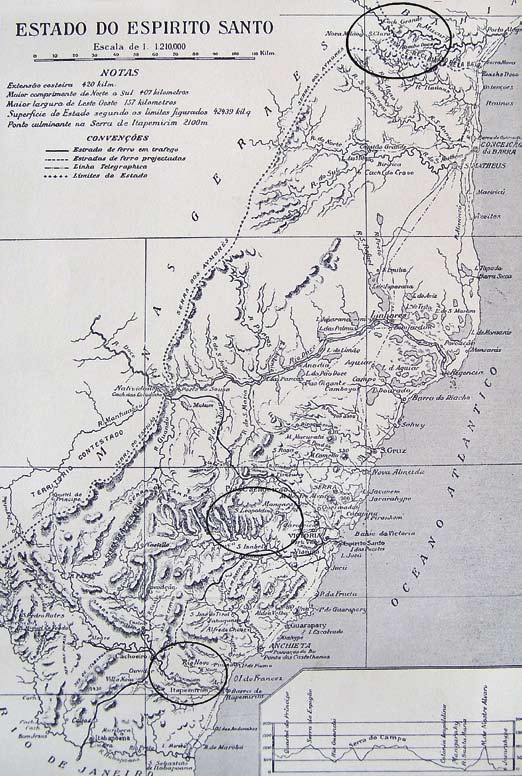 Mapa Espírito Santo Uma