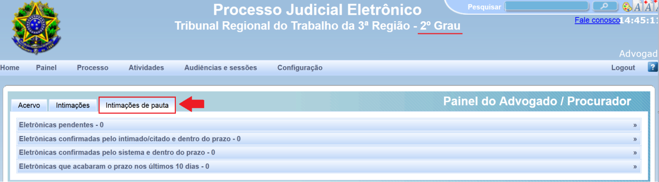 ícones dispostos na região indicada pelo número 2 (fig. abaixo).