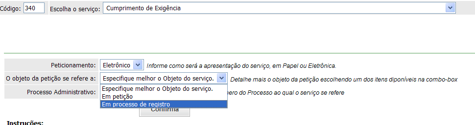 29 Atenção! Caso você queira demandar o mesmo serviço mais de uma vez, jamais reutilize a guia: basta selecionar novamente o mesmo serviço de maneira a que uma nova GRU seja emitida.