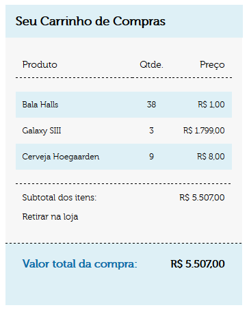 Cliente retira em mãos os produtos: Neste caso, você deve passar no campo SHIPPING_TYPE o valor 4. Não precisa mandar os Dados de Frete.