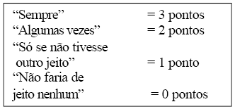 22 leve/médio/grave e se é aceitável/inaceitável.