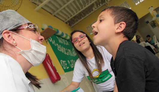 88 Adotei um Sorriso Program (I Adopted a Smile Program) To promote, through volunteer work, the health of low-income children and adolescents.