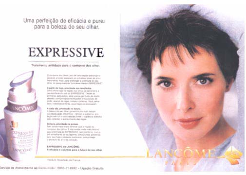 194 Annamaria Palacios Figura 7: Expressive, da Lancôme. Revista Marie Claire, setembro de 1995.