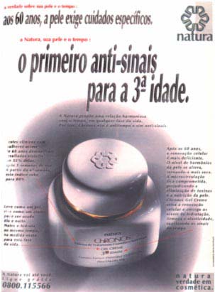 200 Annamaria Palacios Figura 12: Chronos, da Natura. Revista Claudia, abril de 1993.