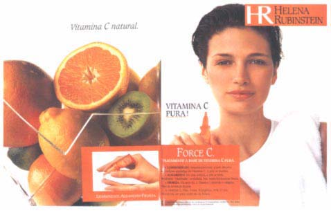 As marcas na pele, as marcas no texto 65 Figura 1: da Helena Rubinstein. Revista Marie Claire, outubro de 1996.