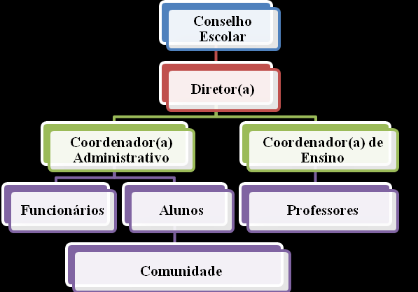 221 A partir desse momento, a figura do Vice-Diretor desapareceu do organograma de governança da escola, e Diretor, Coordenador de Ensino e Coordenador Administrativo passaram a compor o chamado