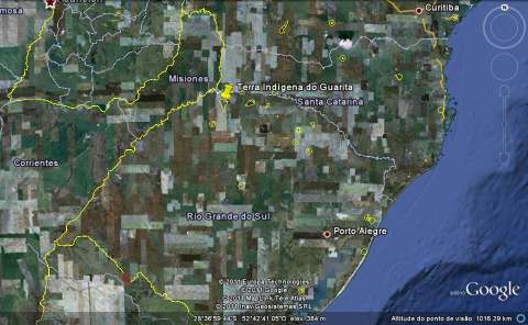 Paraná, Santa Catarina e Rio Grande do Sul. Apenas o Rio Grande do Sul conta com 17.515 Kaingang 3, segundo dados da Fundação Nacional da Saúde FUNASA.