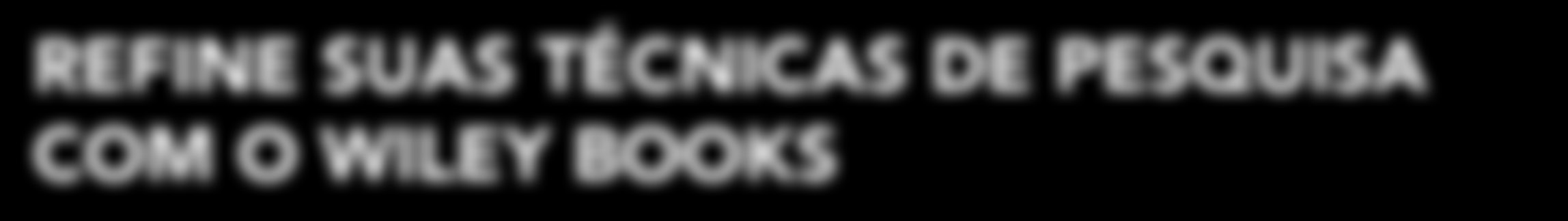 Wiley Online Journals Estabelecida como a mais renomada editora em sociedade do mundo, a Wiley-Blackwell conta com um portfólio excepcional de +250 periódicos em ciências biológicas que abrange um