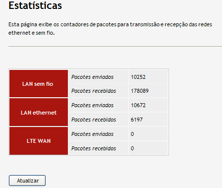 As regras que você tiver criado serão listadas na tabela na parte inferior da tela.