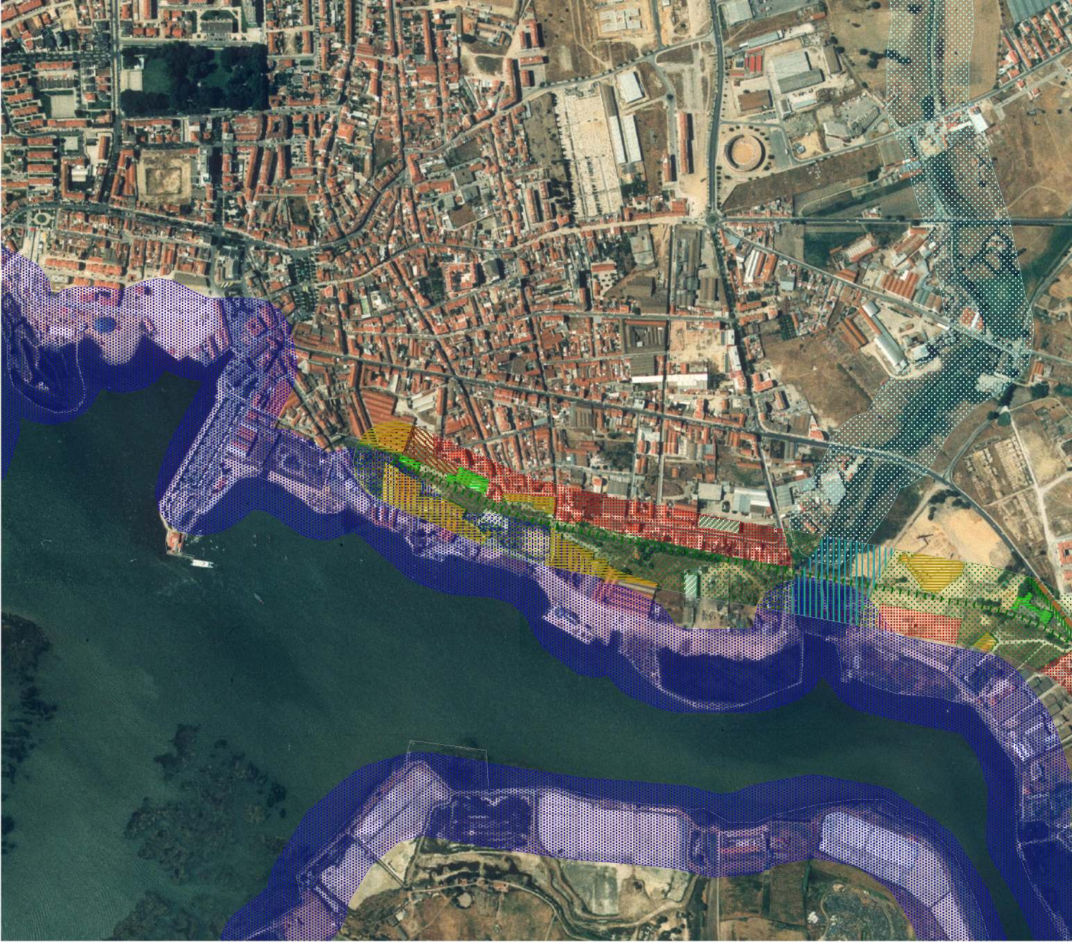 N 0 50 m (Área Adjacente às Linhas de