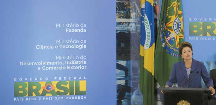 PLANEJAMENTO Presidente Dilma Rousseff durante evento de lançamento do Plano Brasil Maior: Este é um plano estratégico da nação Plano Brasil Maior tenta evitar desindustrialização GOVERNO DILMA LANÇA