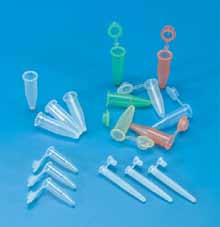 Micro test tubes with caps made of HDPE for Cobas Bio and Cobas Mira automatic analyzers. Available in four colours.