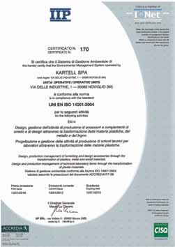 CERTIFICADOS CERTIFICATION CERTIFICAÇÕES 5 CERTIFICADOS: ISO 14001: 2004 CERTIFICATIONS: ISO 14001: 2004 CERTIFICAÇÕES: ISO 14001: 2004 RECICLABILIDAD La reciclabilidad, la sostenibilidad y la