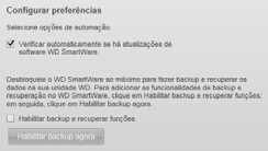 Monitoramento de alertas do ícone MY PASSPORT FOR MAC E MY PASSPORT SE FOR MAC O ícone WD SmartWare na bandeja do sistema da unidade, tal como se mostra a seguir: fica piscando para indicar o status