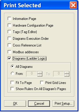 32 Export Tags Opções de Impressão Print Setup Clicando nesta opção o usuário poderá configurar a impressora e suas propriedades como