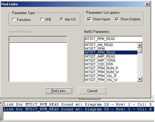 O LogicView for FFB Usando as opções de Parameter Type: Ao clicar na opção Functions, o conjunto de tags de blocos funcionais disponíveis será apresentado na lista do lado esquerdo da tela (Function