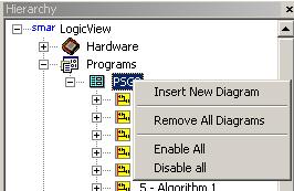 203 - O Item Programs da Janela Hierarchy Se o usuário desejar pode dar um nome ao seu programa, basta clicar em Untitled e na janela Object Properties clicar duas vezes na célula à direita de Name.