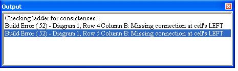 A seguinte janela será aberta: Fig 3. 222 - A Janela Output Se ao clicar em Build o LogicView for FFB detectar algum erro, este será mostrado na janela Output.