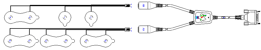 IV INSTALAÇÃO / UTILIZAÇÃO / MANUTENÇÃO / HIGIENE / ESTERILIZAÇÃO INSTALAÇÃO : Para uma instalação e utilização adequada do cabo de ECG INTEGRAL PROCESS para bandas de eléctrodos IP-Set, seguir as