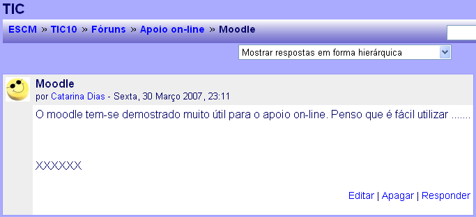 8. No final, clique em. Surge, de imediato o registo da intervenção efectuada Figura 38 9.