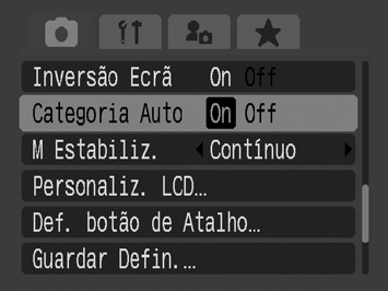 149 Categorizar Imagens Automaticamente (Categoria Auto) Modos de Disparo Disponíveis p.
