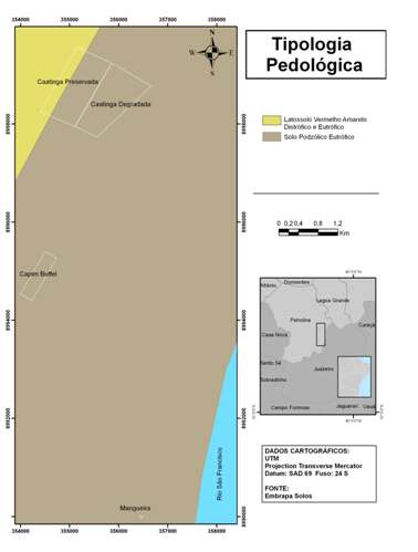 Quadro 1: Parâmetros de Declividade DECLIVIDADE RELEVO Até 8% Suavemente ondulado 9% a 20% Ondulado 21% a 45% Forte ondulado Acima de 45% Montanhoso a escarpado Fonte: SBCS (2011) - Aspectos