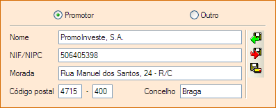 DOC. FICHA TÉCNICA DA HABITAÇÃO 7 Fig. 2.3 Na configuração da impressão é possível definir se se deseja imprimir uma versão provisória ou uma versão definitiva da Ficha técnica da habitação.