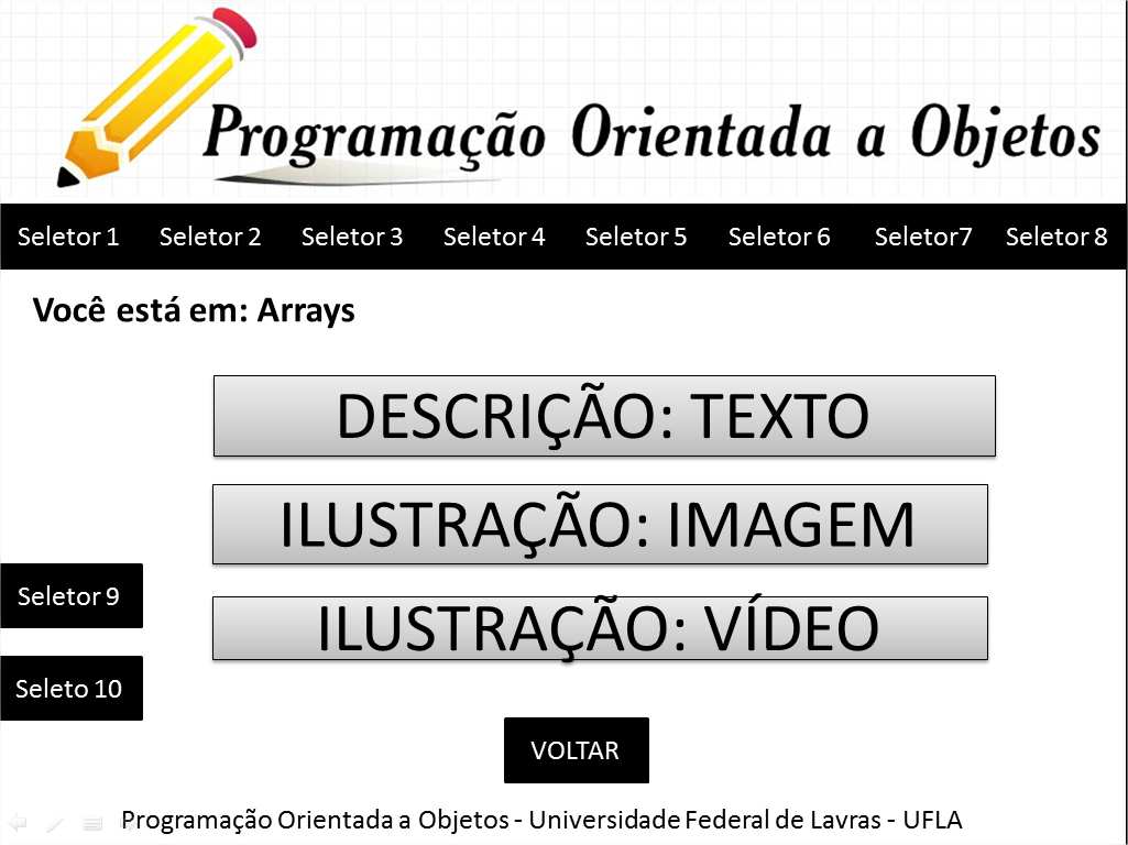 61 seletor for acionado pelo usuário do aplicativo, por exemplo através de um clique do mouse, uma ação é executada praticamente de forma imediata.