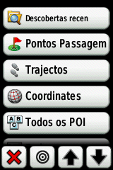 Toque no botão de informação no topo do ecrã. 4. Toque em Ir > > Bússola. 5. Utilize a bússola para navegar até ao seu destino, como indicado na página 9.