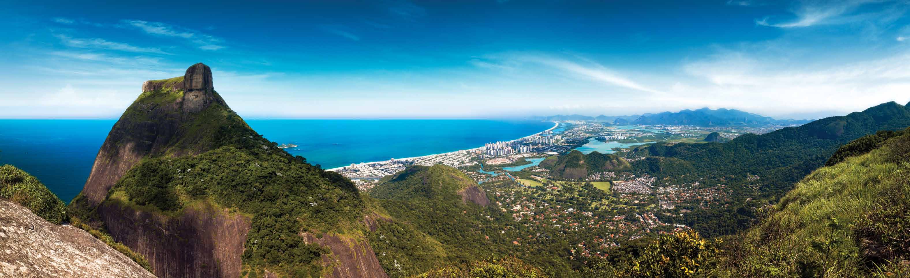 Foto panorâmica da Barra da Tijuca