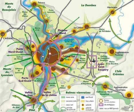 Schéma de cohérence territoriale (SCOT) Un développement multipolaire : le long des axes de transport en commun, avec des centralités