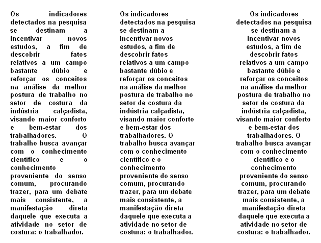 7 e) Pode-se justificar ou alinhar f) O tamanho da