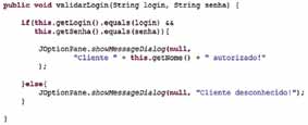 Linha 01: de acordo com a estrutura de packages, é necessário definir a qual classe pertence. Linha 02 a 07: imports das classes que possuem os recursos para realizar a leitura de eventos.