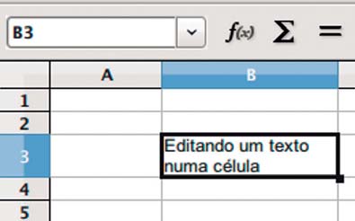 Pode ser que não seja conveniente aumentar o tamanho de uma coluna. Nesse caso, pode-se usar uma ação que se chama Quebra automática de texto.