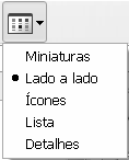 Caixa de comandos do PowerPoint. Caixa de comandos do Internet Explorer. Caixa de comandos do Outlook Express.