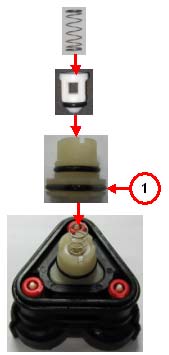 DIAGNÓSTICO DE S SEM PRESSÃO 1- VERIFICAR O O'RING 9.081.406.0 (FIG.1).