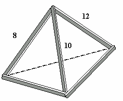 CALCULE a área do triângulo AMN. 9 8 d) 7 ) (Faap) Considere um tetraedro regular e um plano que o intercepta. A única alternativa correta é: a) a intersecção pode ser um quadrilátero.